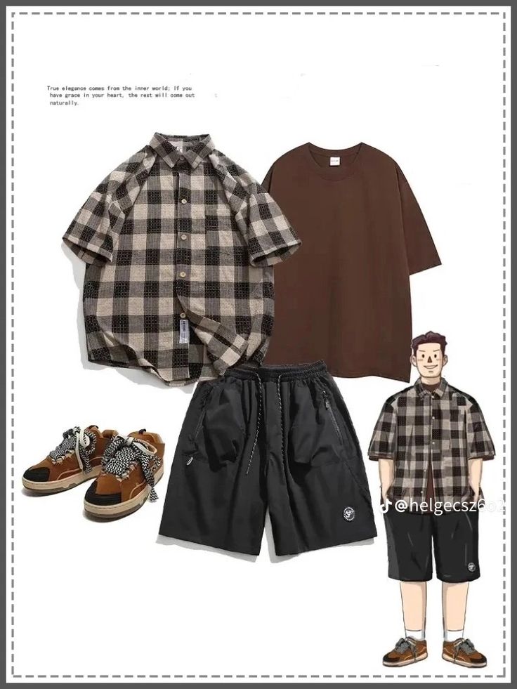 Clothes aesthetic man Urban Casual Style 2