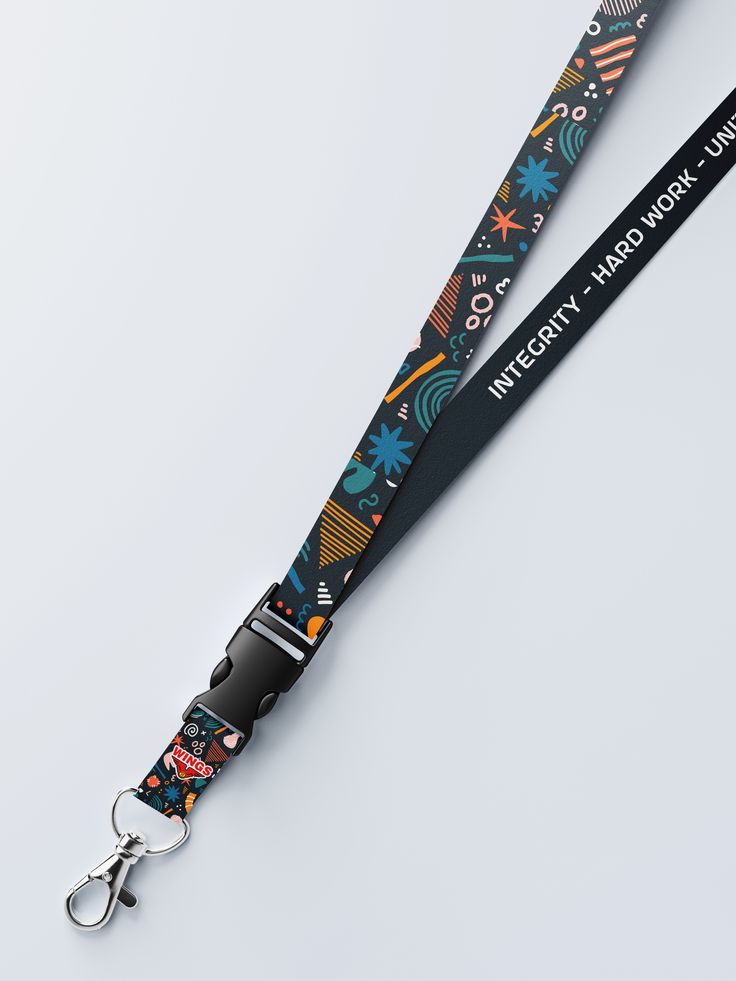 Wingsfood Employe Lanyard Design