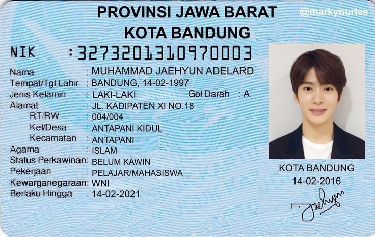 Fake ID Card
